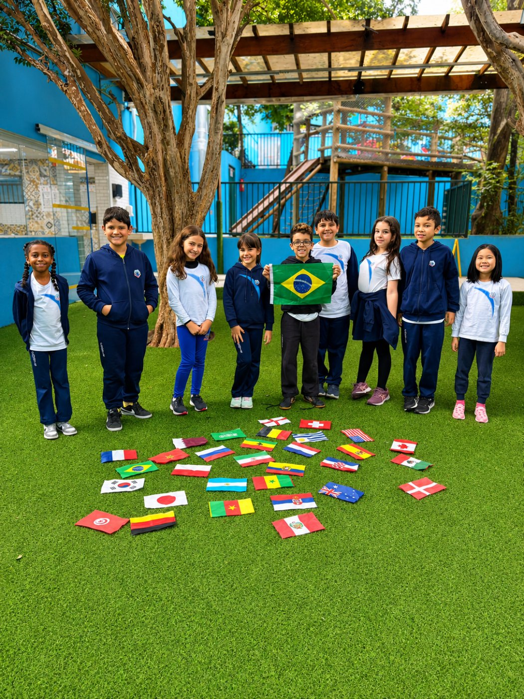 Alunos do Colégio Conte